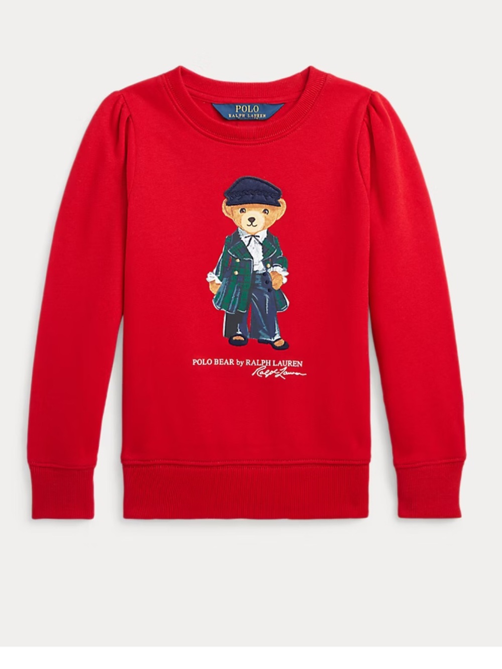 Ralph Lauren Polo Bear Sweatshirt. Girls size XL / 16. EUC.
